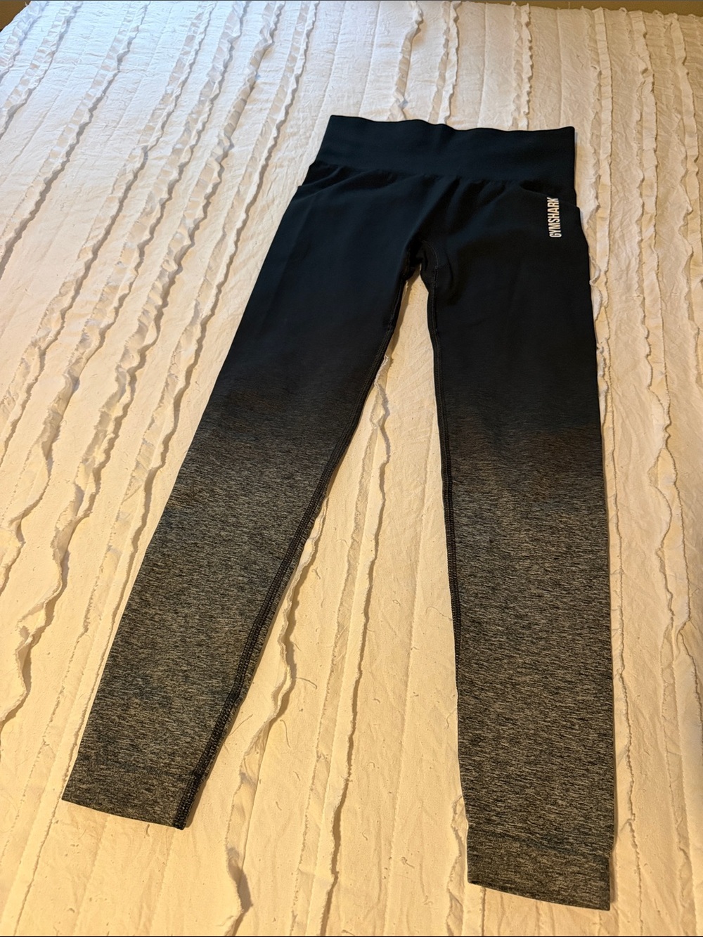 Gymshark Black to Gray Ombre High-Waist Leggings